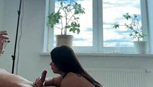 Sexy babe squirts from intense hardcore doggystyle pounding