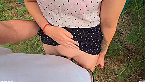 stepbrother and stepsister get off together with cum on panties