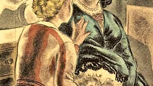 Subtle Vintage Erotic Drawings Tease with Retro Anime Charm in Antique Hentai Style