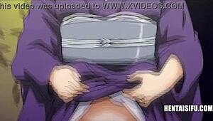 Damn! I’ll fuck you better than my step-sis with wild anal hentai