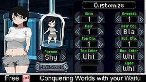 Get your waifu to explore new worlds with you in this turn based hentai game