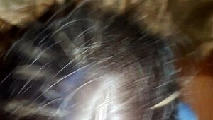 during the job interview, the latina applicant moans as she gives oral to the boss