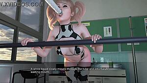 blonde bbw fucked with lactating tits in 3d