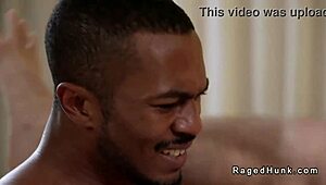 interracial gay anal sex between pilots in hotel room