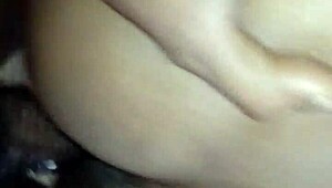 King Sauce delivers creampie to ebony pussy with monster cock.