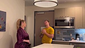 Stepson seduces cougar MILF Danni Jones in hardcore scenes