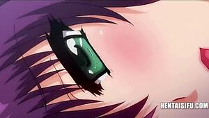 Damn! I’ll fuck you better than my step-sis with wild anal hentai