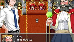 Blonde Helps King With Monster Cock Elves!