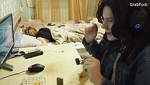 Femdom Queen Dominates with Blowjob and Cunilingus in Wild Missionary Ride