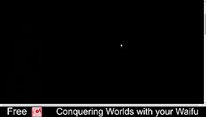 feeling the thrill of conquering new worlds with your beloved waifu in this game
