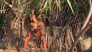 Wild Monika Fox craves anal and double toy penetration