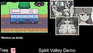 Emotional journey in spirit valley demo featuring anime hentai game elements