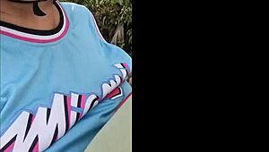 Stepson Forces Me to Flash Tits and Fuck in Public