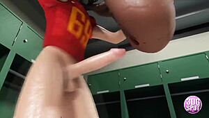 3D animated porn featuring hot cheerleaders in wild action