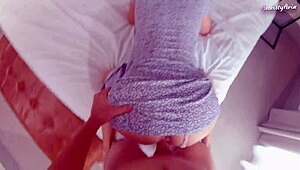 Romantic dorm room massage ends in wild gay sex