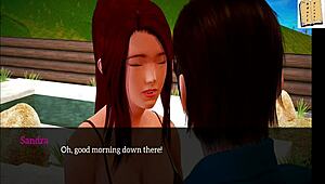 My new family 94 featuring teen with big ass and small tits in homemade game.