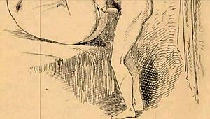 Vintage Erotic Drawings Come Alive in Stunning Detail!