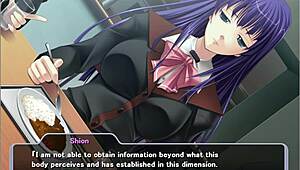 shion and the magical angel sleep together in brutal hentai scene