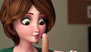 Aunt Cass Delivers the Hottest Big Tits Anime Action Ever!