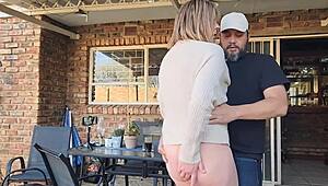 Mutual Masturbation with Neighbor's Wife Leads to Outdoor Climax