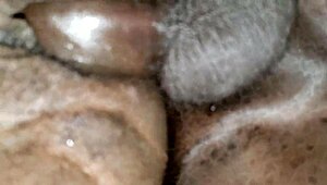 Bold homemade couple fucking with creampie and cum