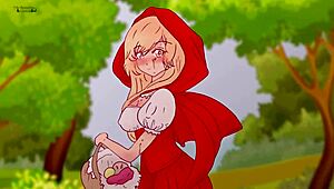 Little Red Riding Hood Scolds Pervert for Tree Incident in Hentai Parody