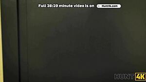 hunt4k, wanna hear melodic moans while watching shaved anal action?