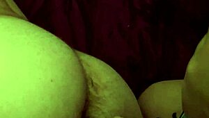 Young man gets blown and strapon fucked by naughty lady in night club