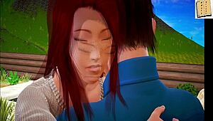 My new family 94 featuring teen with big ass and small tits in homemade game.