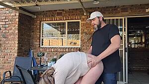 Mutual Masturbation with Neighbor's Wife Leads to Outdoor Climax