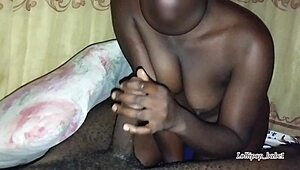 Landlord's son fucks sexy girlfriend in bedroom for rent renewal, homemade amateurs.