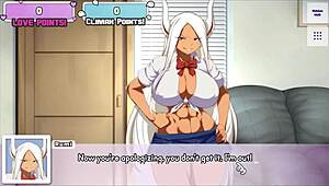 Rumi from MHA sucks in bunny outfit