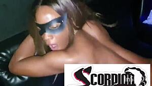 Scorpion and Natasha Medeiros dive into muff licking and anal fucking