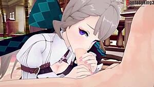 Lynette is having sex and sucking in genshin impact hentai fantasy