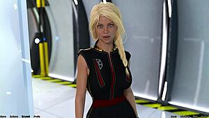 Blonde Virgin Caught with Step Sister