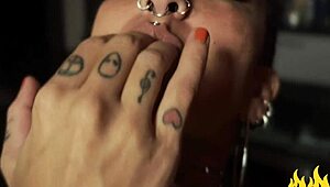 Caroleta Roots Rips Clothes In Bold Striptease