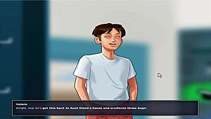 Summer Time Saga Uncensureret Del 7 med busty figurer i anime stil