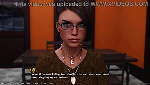 Being a Dik 143: Hot rich brunette with makeup asks me hard questions 😏