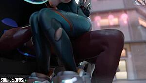overwatch animations heat up with wild cum moments
