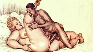 Vintage erotic drawings hint at hidden desires in anime.