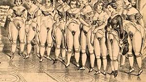 vintage erotic sketches with a seductive retro charm for classic art lovers.