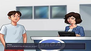 Summer Time Saga Uncensureret Del 7 med busty figurer i anime stil