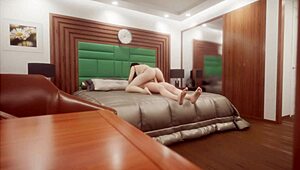 Cena de sexo emocionante com Mary em anime live action