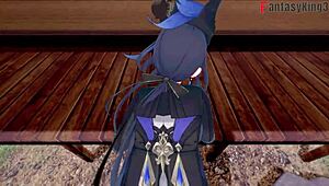 Clorinde's Blowjob in Genshin Impact Fantasy Overwhelms Emotions