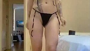 ariana dances in her micro bikini