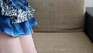 Sissy Crossdresser Sexy Dress Big Ass White Gay Boy Lady Boy Sexy Model!