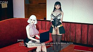 polyturnon 3 in 3d porn game with sexy outfit and curvy boobs