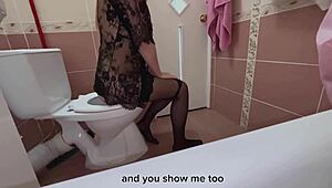 She waited for her boyfriend but got fucked by stepbrother in pov creampie