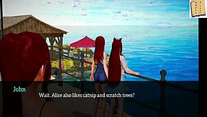 My new family 94 featuring teen with big ass and small tits in homemade game.