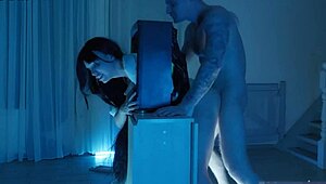 Sadako's big ass is stuck in the tv, getting fucked rough in cosplay costumes!